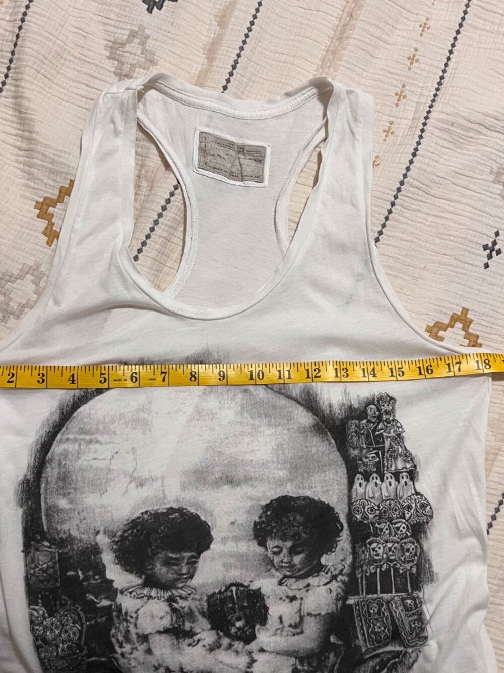 All Saints Rare Vintage Twins Tank UK 14 - Picture 6 of 8